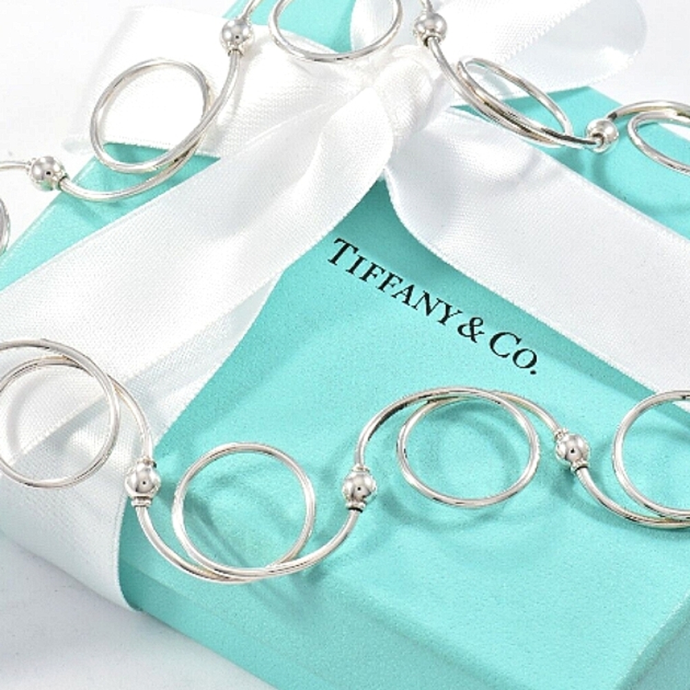 SOLD IN OUR STORE Tiffany & Co. Vintage Sterling Silver Twirl Swirl - Picture 7 of 7